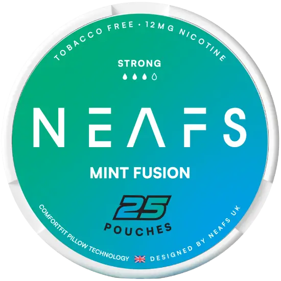 NEAFS Mint Fusion 12mg nicotine pouches can NEAFS Mint Fusion 12mg nicotine pouches can