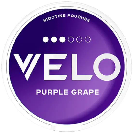 VELO Purple Grape 10mg nicotine pouches can VELO Purple Grape 10mg nicotine pouches can