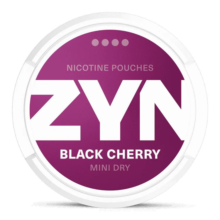 ZYN Black Cherry 6mg nicotine pouches can ZYN Black Cherry 6mg nicotine pouches can