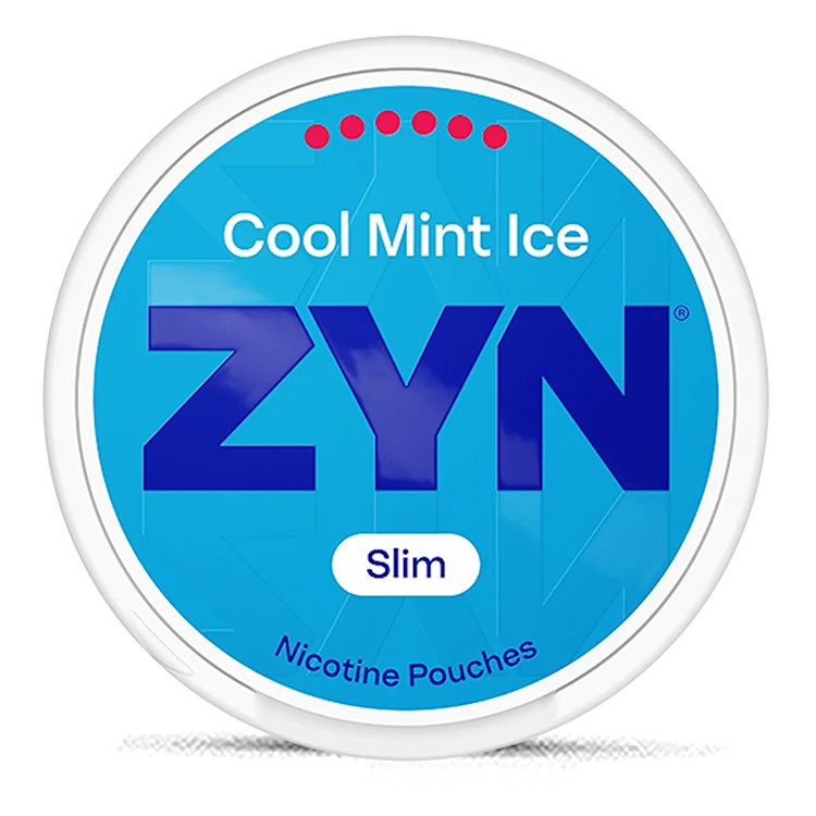 ZYN Cool Mint Ice 16.5mg nicotine pouches can ZYN Cool Mint Ice 16.5mg nicotine pouches can